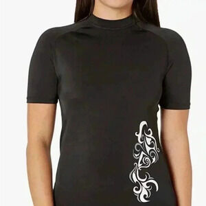 Kanu Surf Breeze UPF 50+ sun protection Rashguard swim workout Top, Short Sleeve